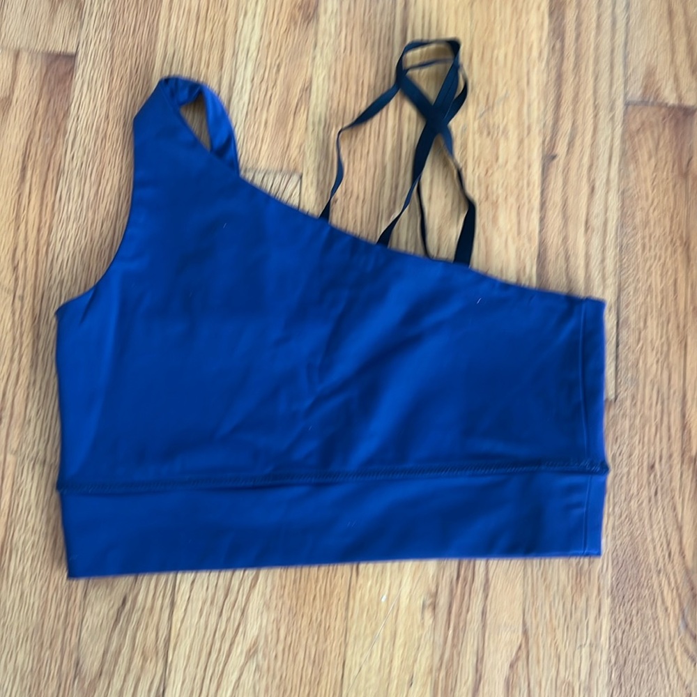 SoulCycle one shoulder sports bra L
